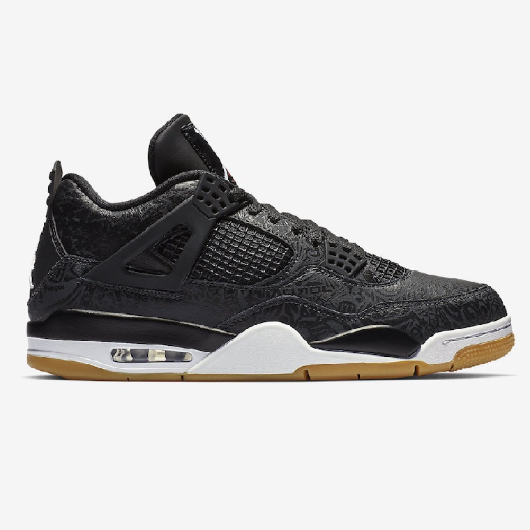NIKE AIR JORDAN 4 RETRO BLACK LASER REP 1:1
