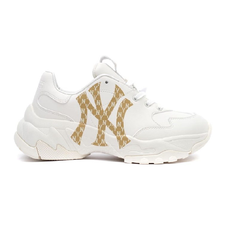 M.L.B NEW YORK MONOGRAM LT YELLOW BIG BALL CHUNKY REP 1:1