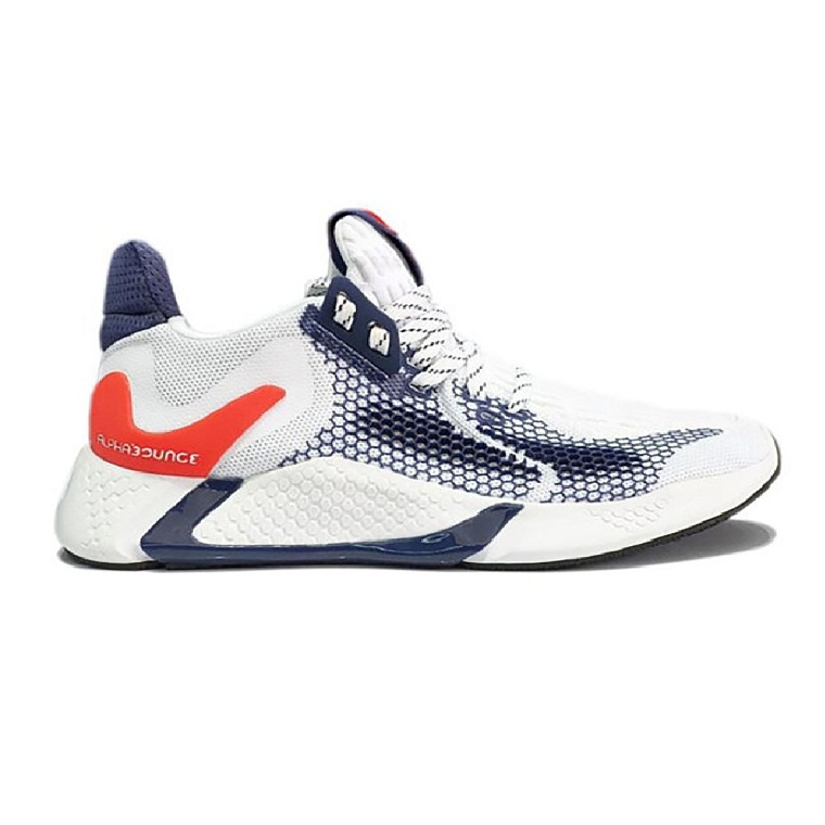 ADIDAS ALPHA BOUNCE INSTINCT M WHITE RED BLUE 1:1