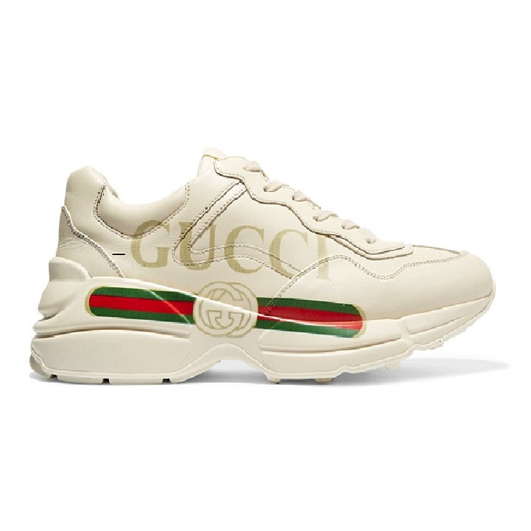 GUCCI RHYTON LOGO LEATHER SNEAKER REP 1:1