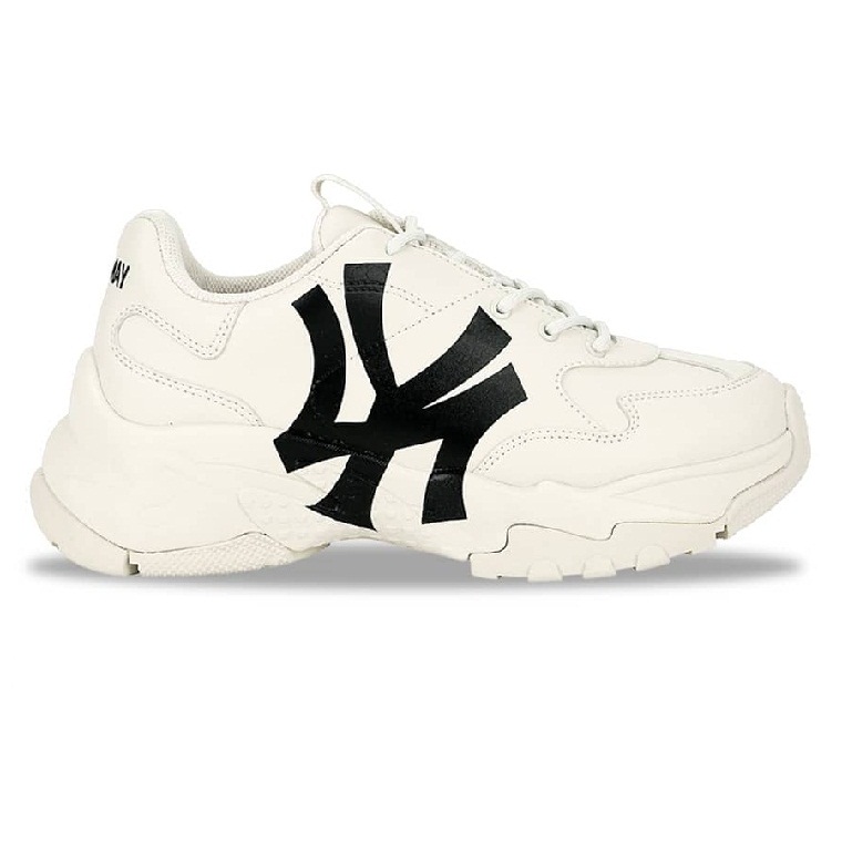 MLB BIG BALL CHUNKY TRẮNG CHỮ NY ĐEN REP 11