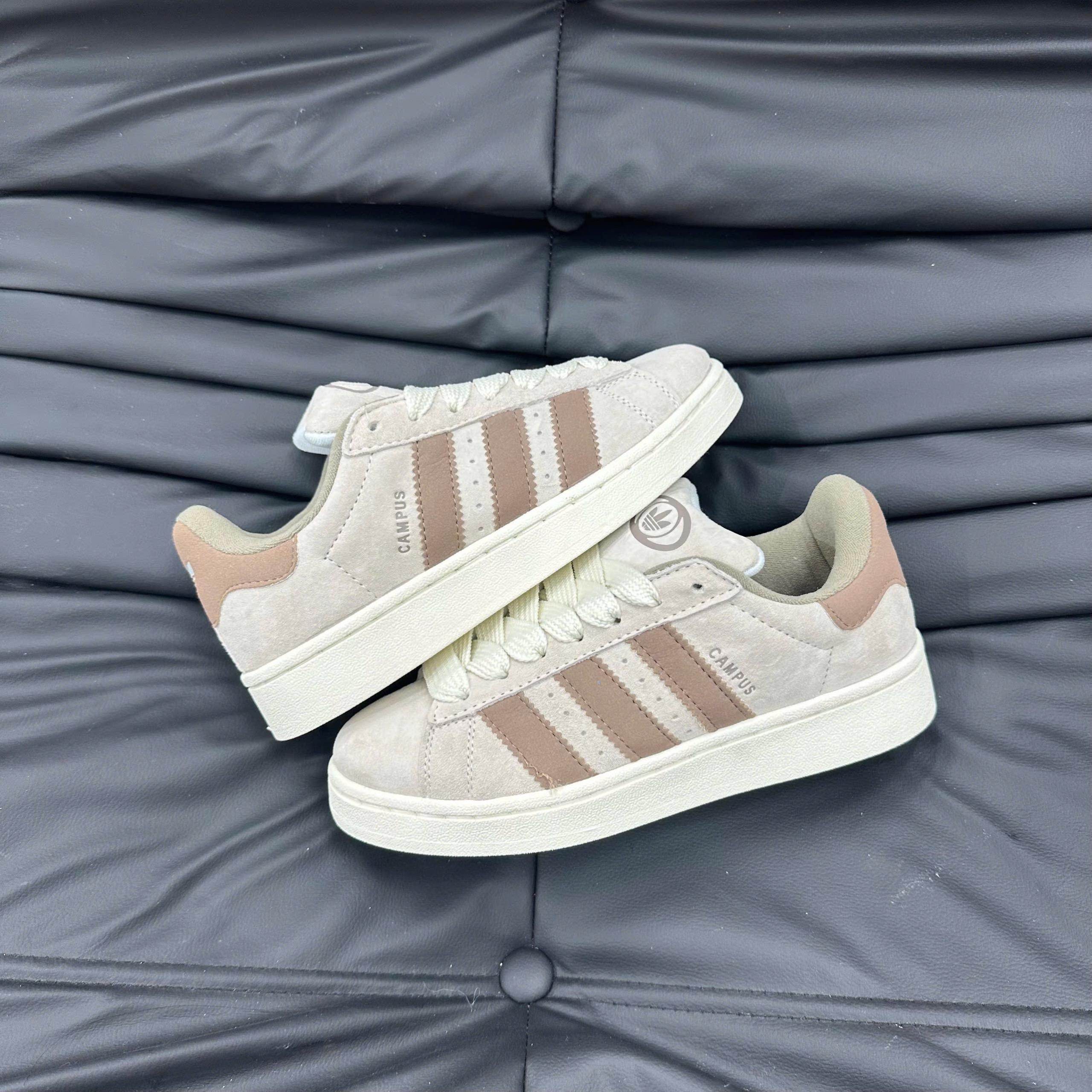 Adidas Campus  White Brown Likeauth