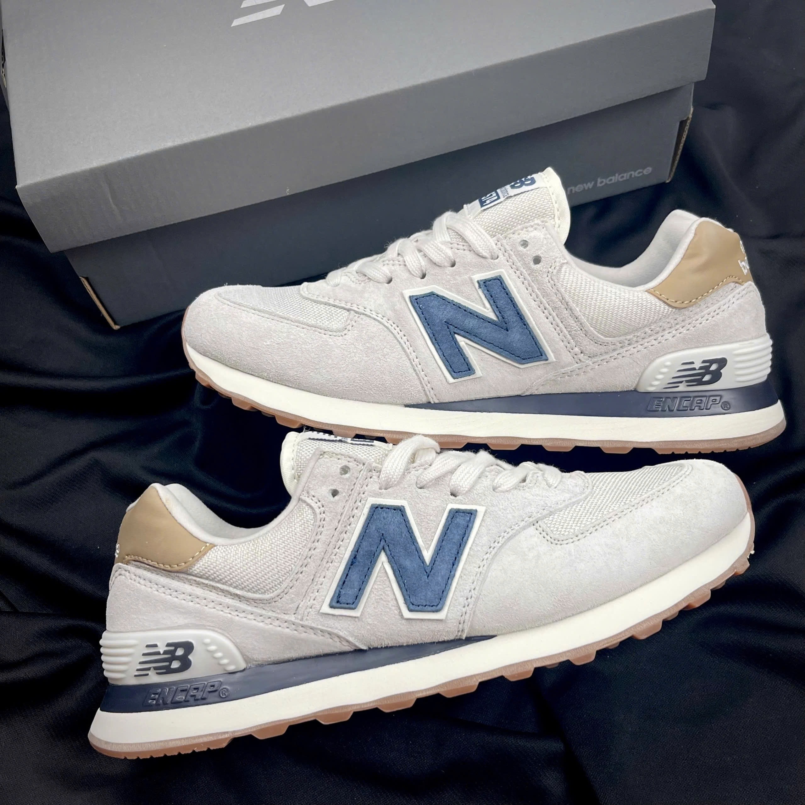 Nb574 Xám Xanh Likeauth Da Phấn