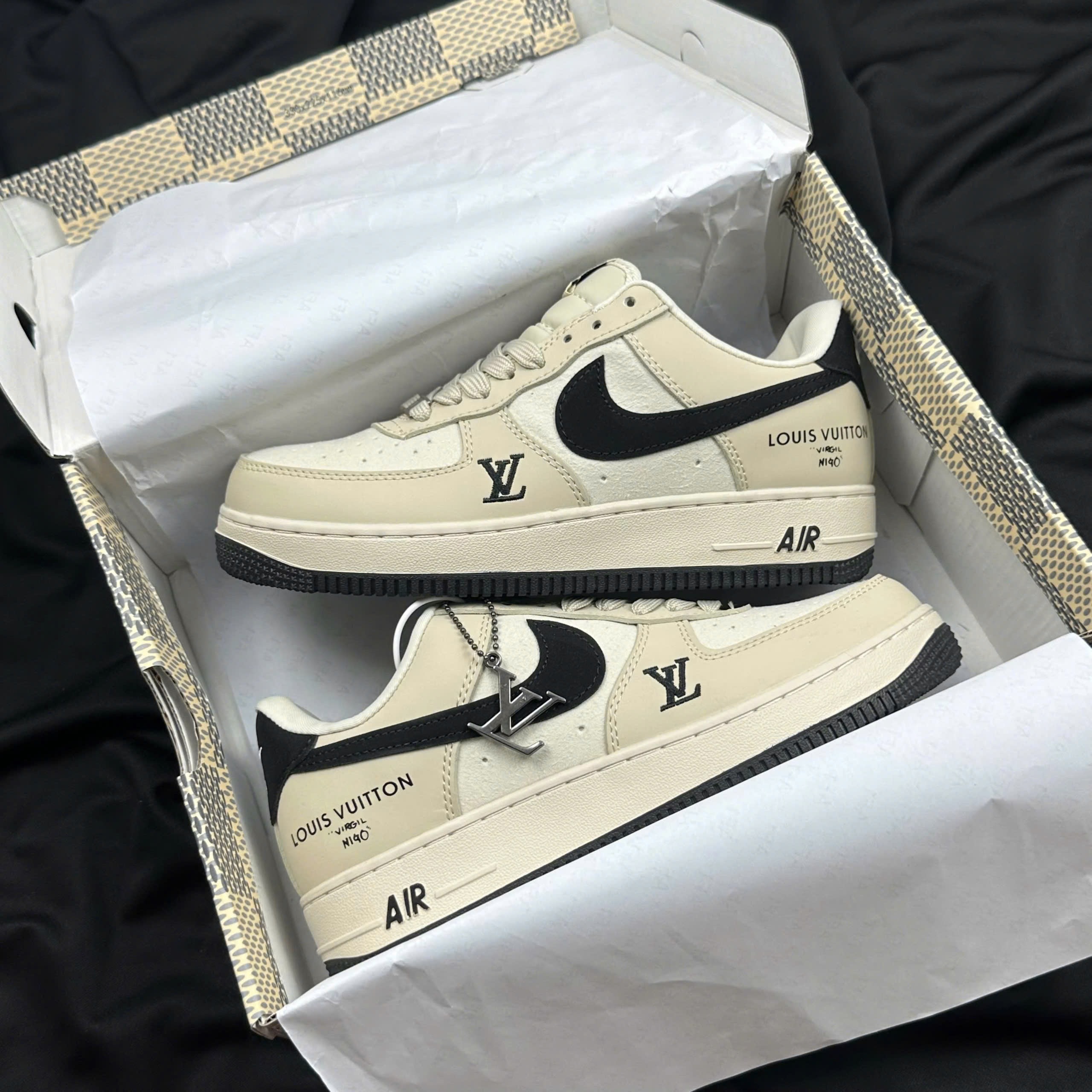 Nike AF1 Lv Đen Likeauth