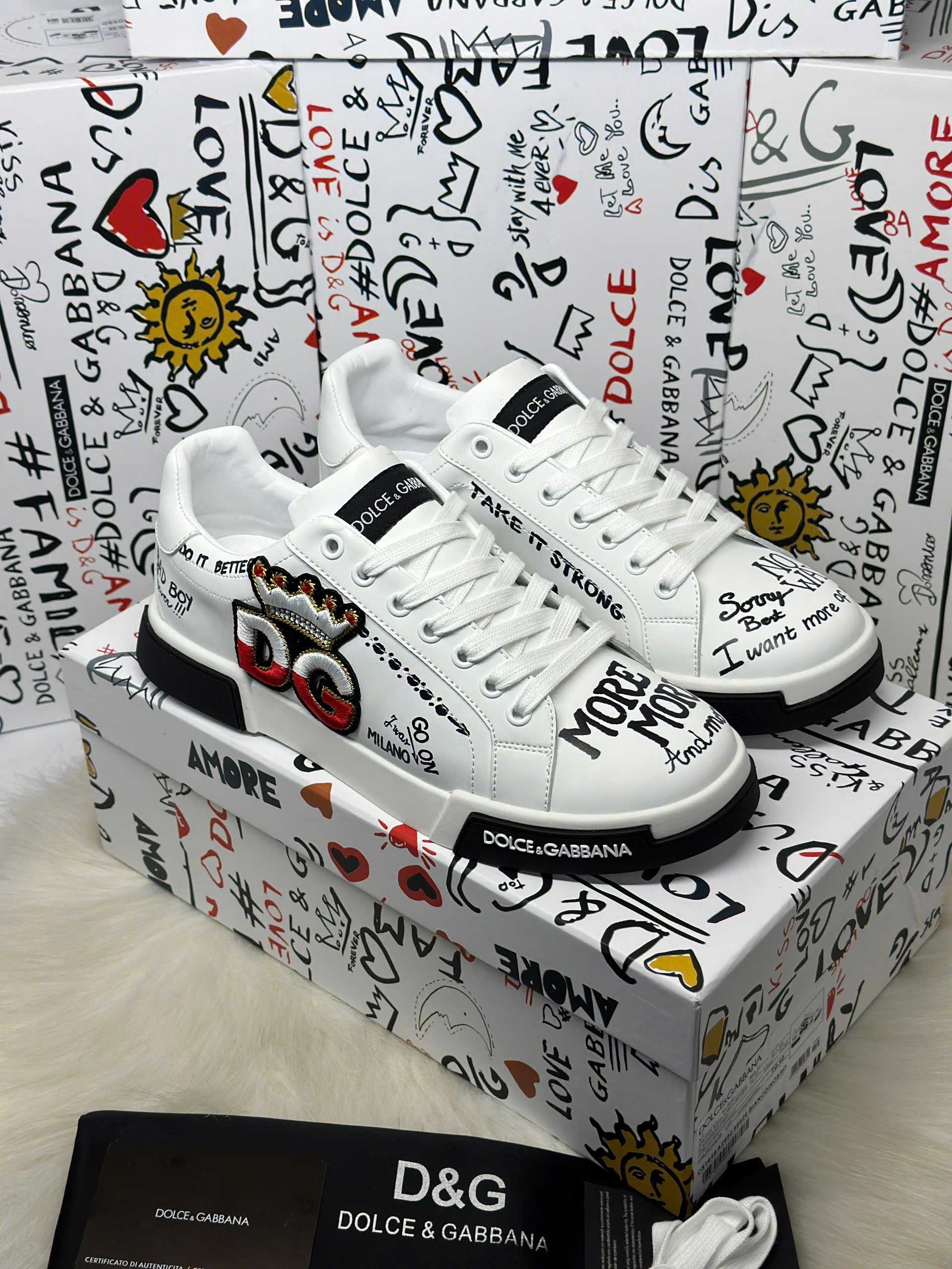 Giày DG vương miện đỏ like auth