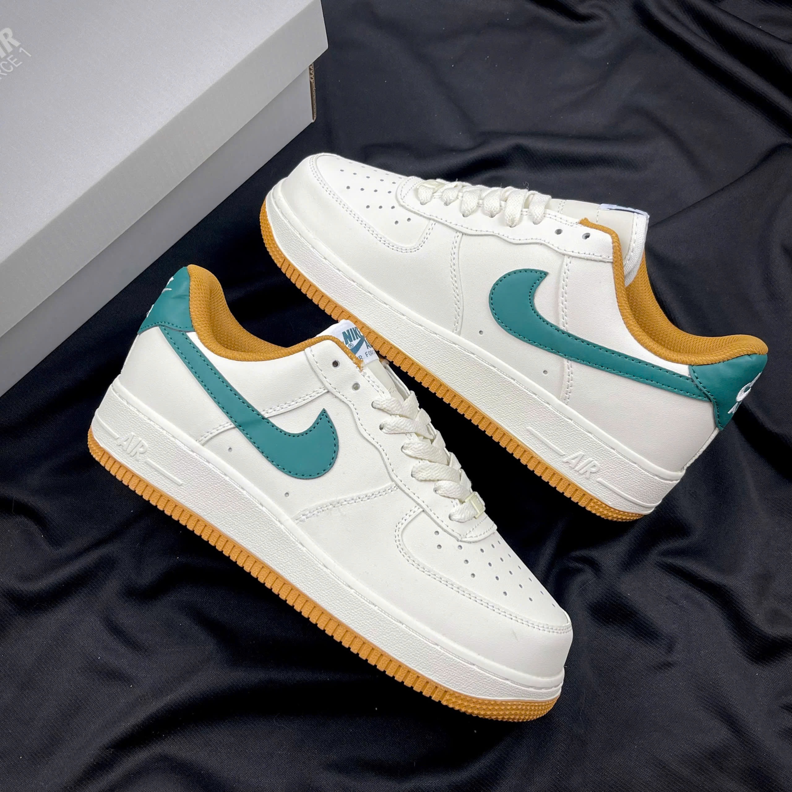 Nike AF1 Xanh Vàng Siêu Cấp Trung