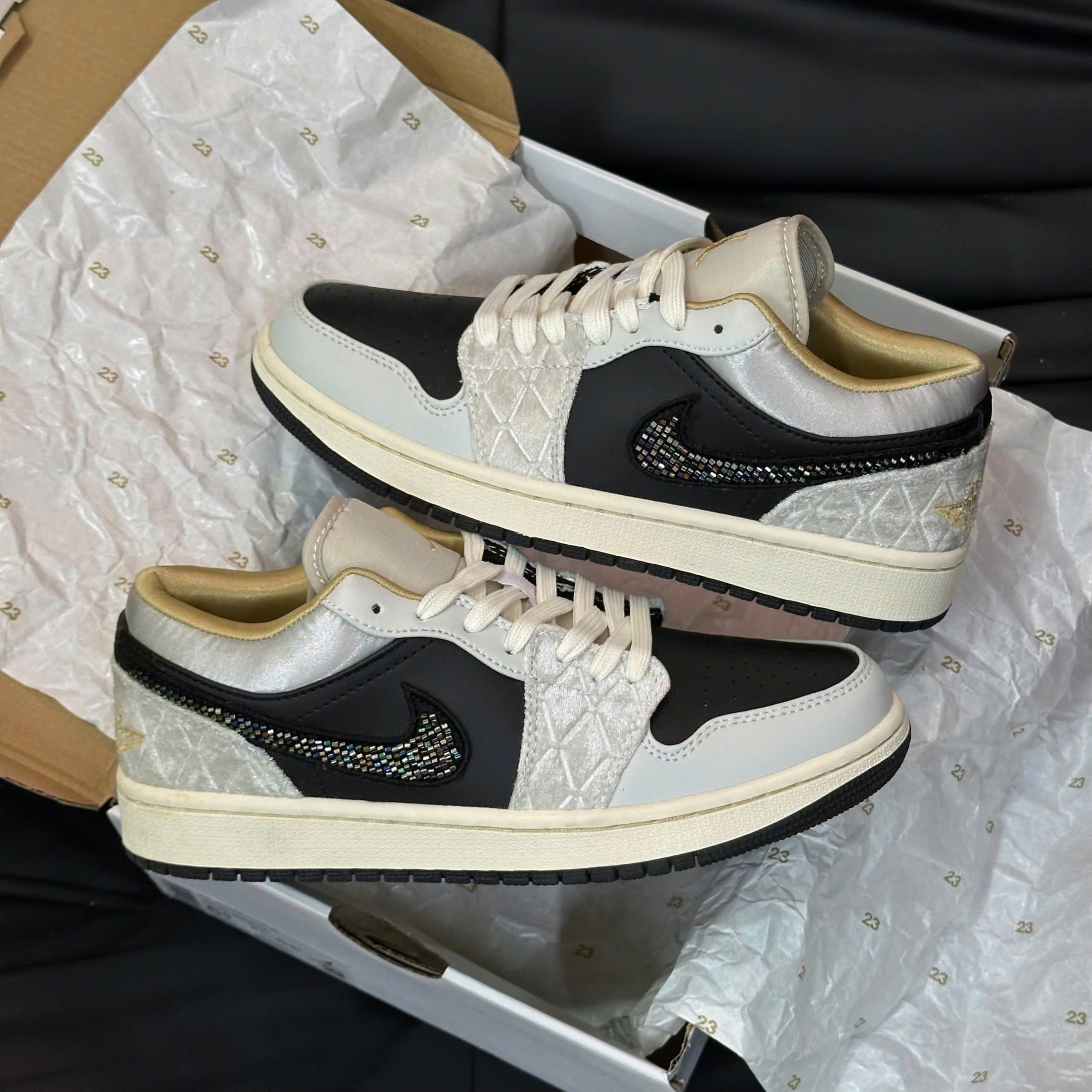 Jd Low Beaded Swoosh Best Quality