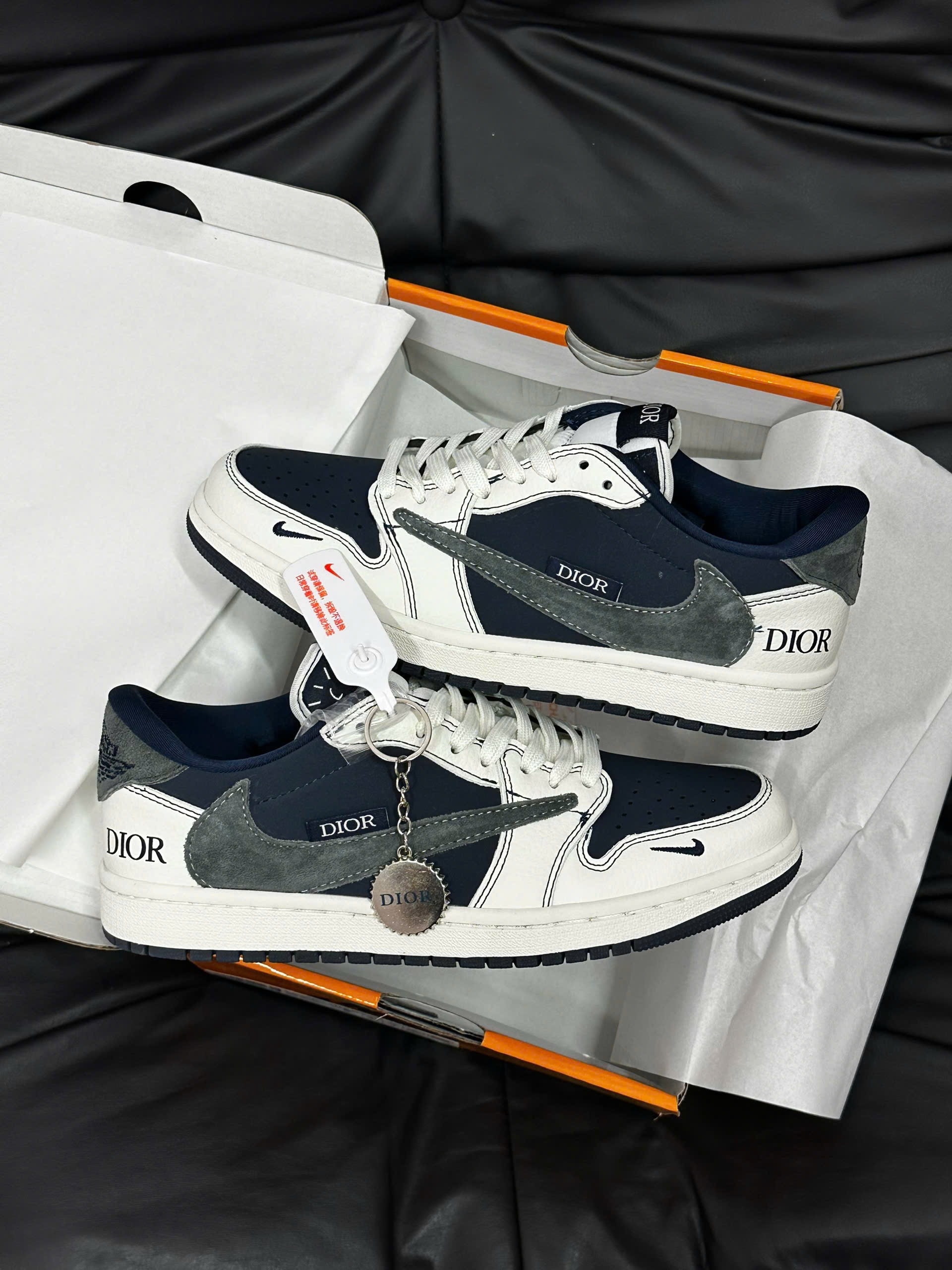 Jd Low Travis Dior Navy Best Quality